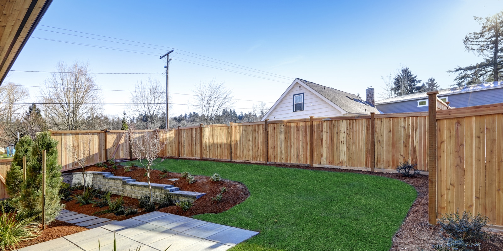 wood fence